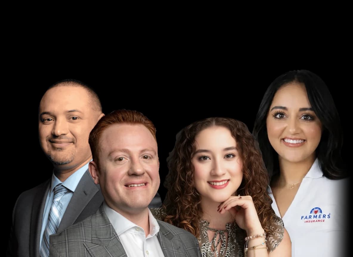 Martin Martinez, Carl Prieto, Adamaris Sanchez and Arianna Chapa of Farmers District 46 Martin Martinez, Carl Prieto, Adamaris Sanchez and Arianna Chapa of Farmers District 46